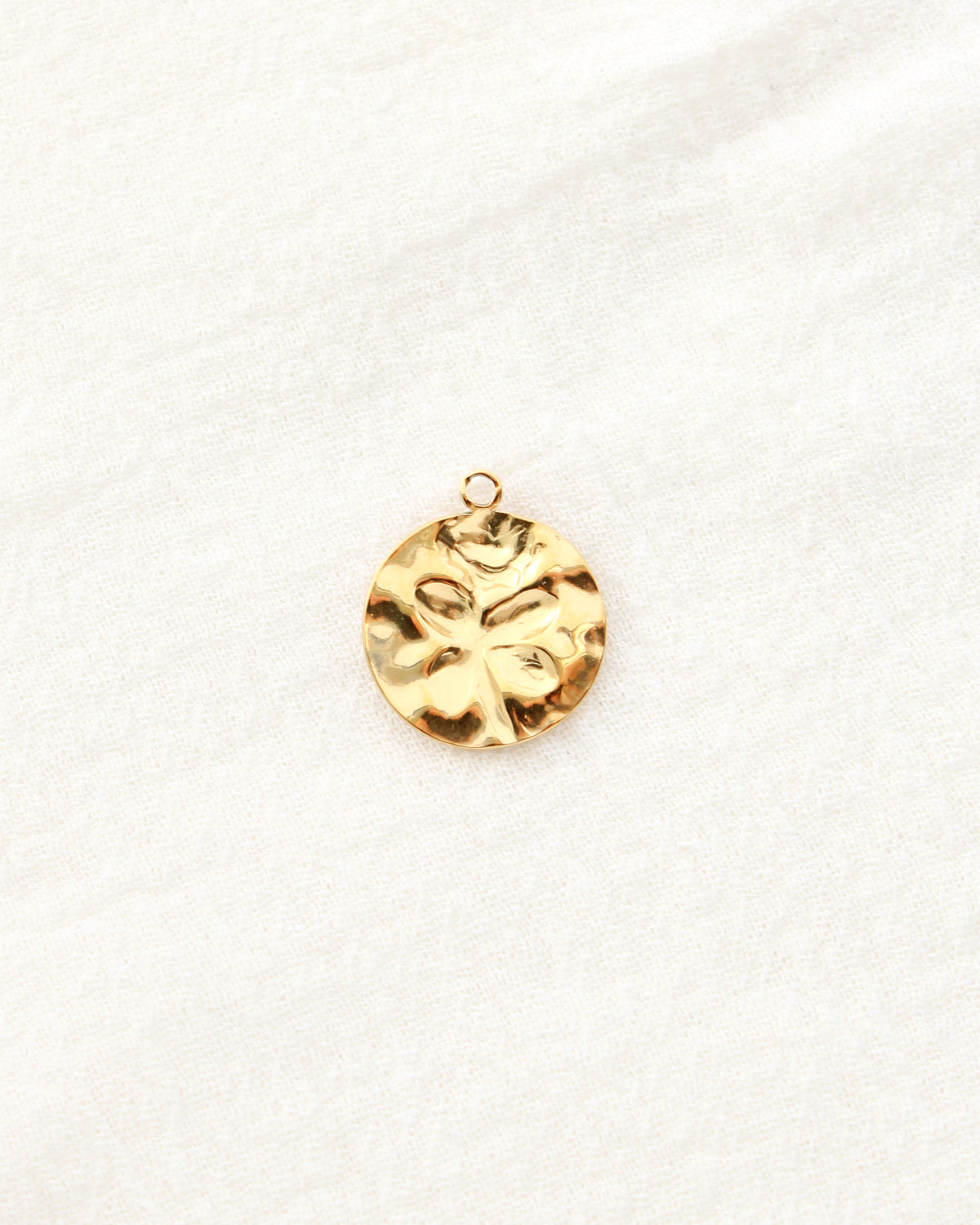 21mm Disc with Rose PVD Charm, CH475