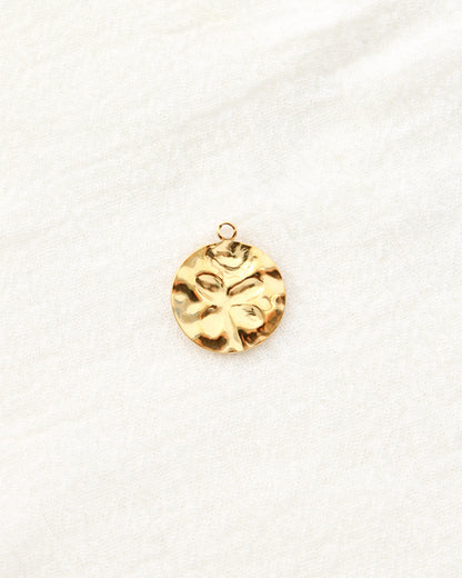 21mm Disc with Rose PVD Charm, CH475