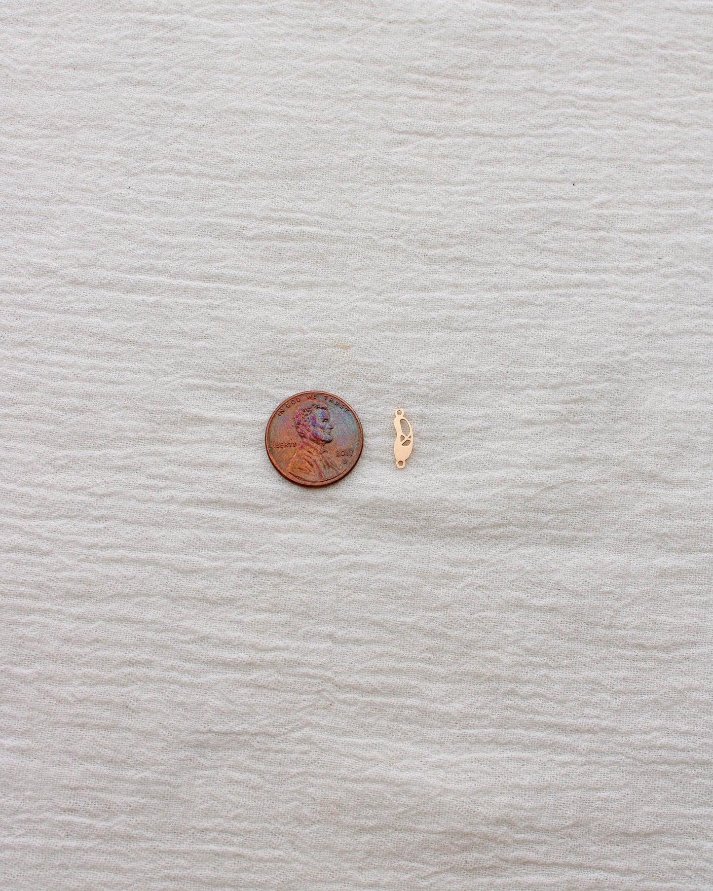 Ballet Slipper Connector Charm, CN380