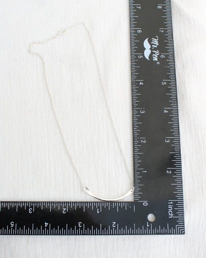 16" Hammered Arc Necklace, N92