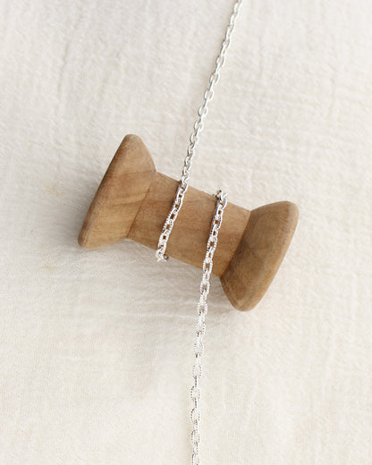 2.6mm Patterned Cable Chain, S197