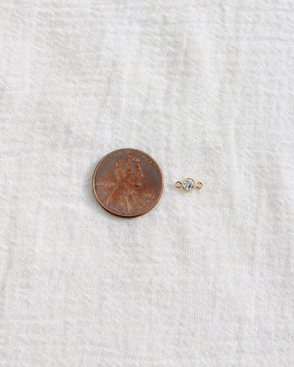 3mm Birthstone Connector, CN115