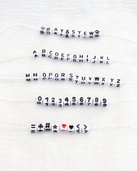 Letter Bead Cube, BD01