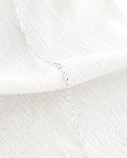 3mm Alernate Twisted Paperclip Chain, S247, G247