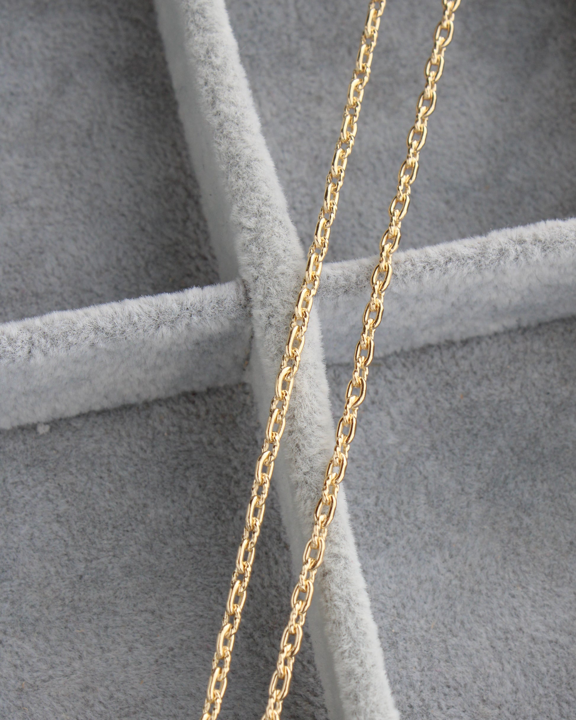 2.2mm alternate twisted paperclip chain, S248, G248