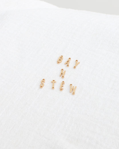 Uppercase Letter Connector, 8.9mm, 14k gold filled, CN441