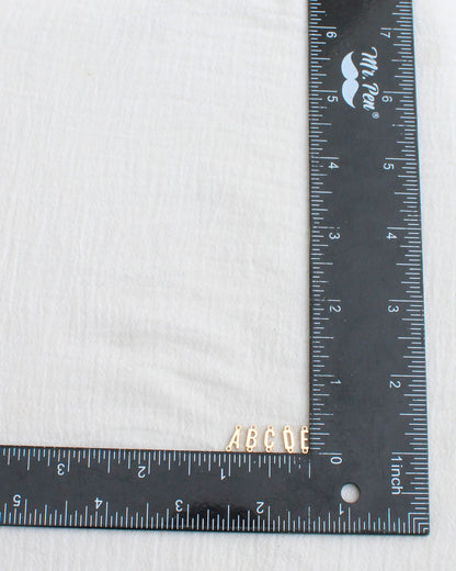 Uppercase Letter Connector, 8.9mm, 14k gold filled, CN441