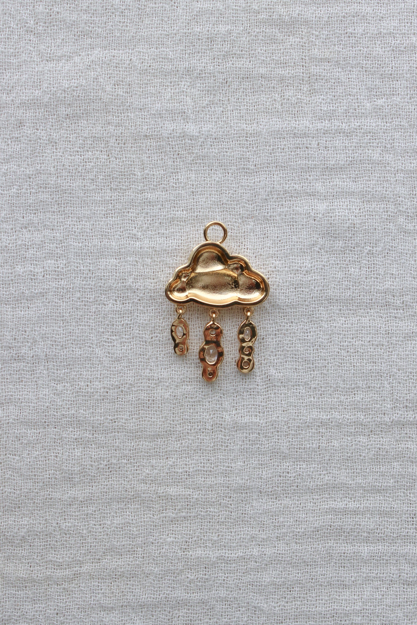 Rain Cloud with Cubic Zirconia Charm, CH300