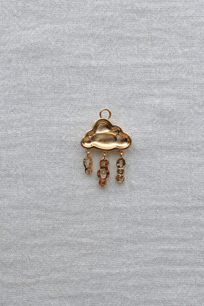 Rain Cloud with Cubic Zirconia Charm, CH300