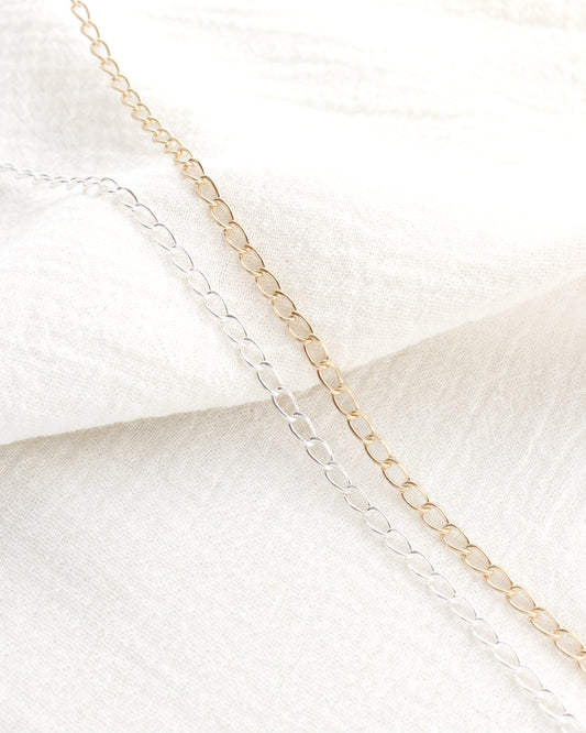 3.2mm flat curb chain, S252, G252