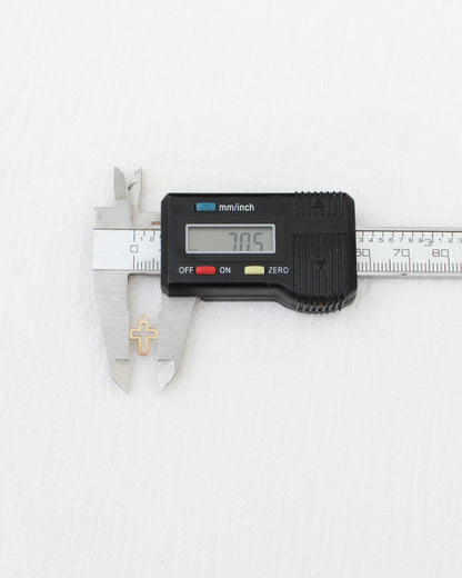 Mini Cross Outline Charm, CH317