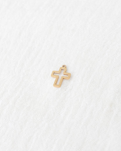 Cross Outline Charm, CH316