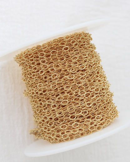 2.6mm Flat Patterned Cable Chain, G217