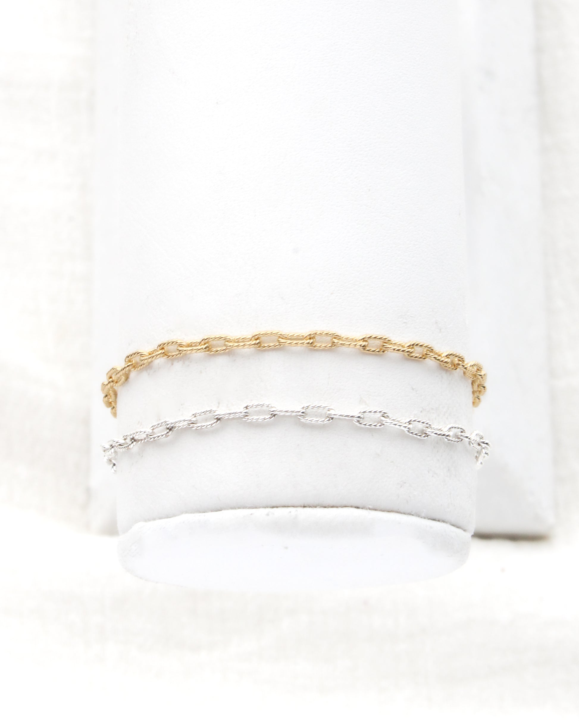 2mm twisted paperclip chain, S257, G257
