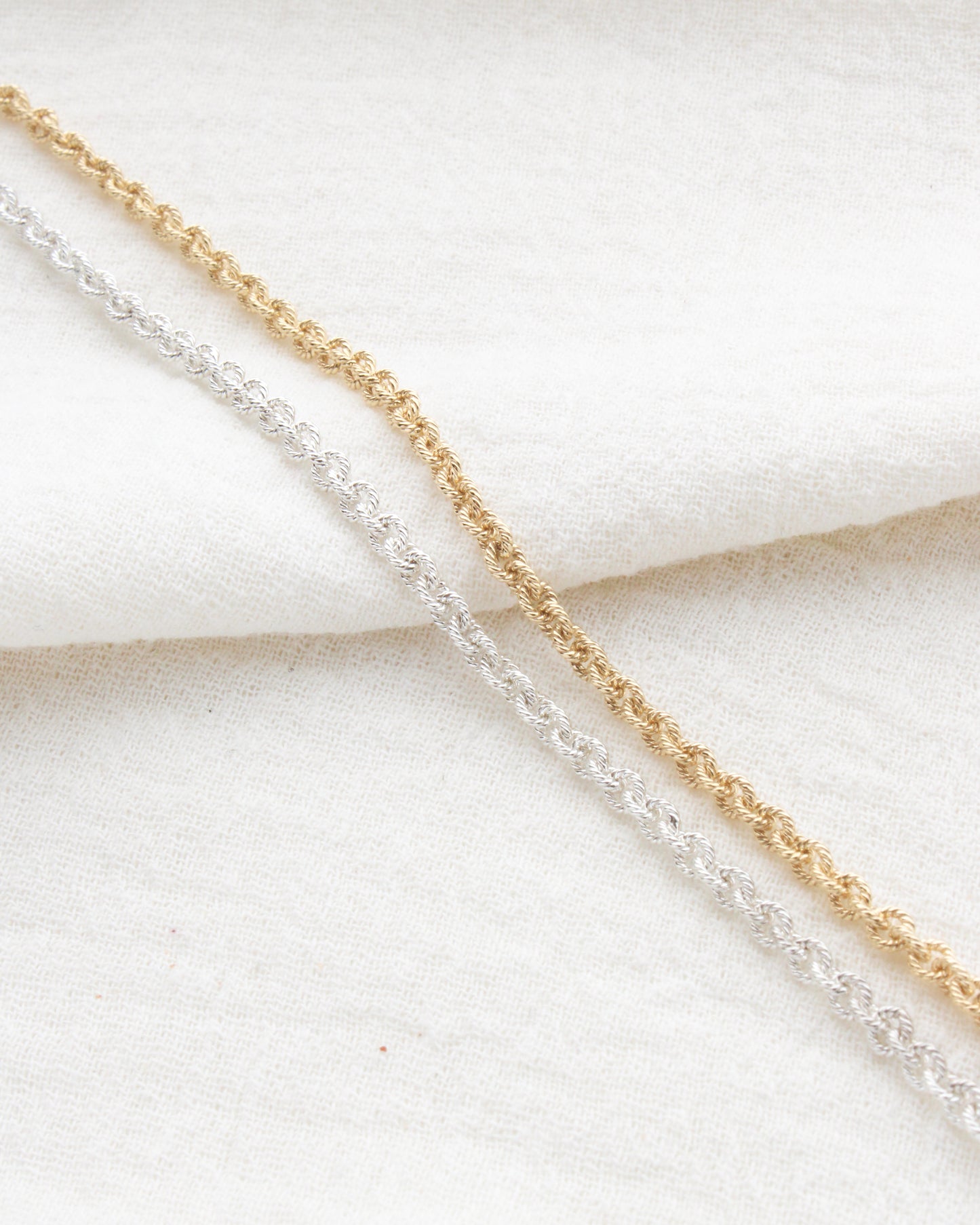 3mm twisted cable chain, S256, G256