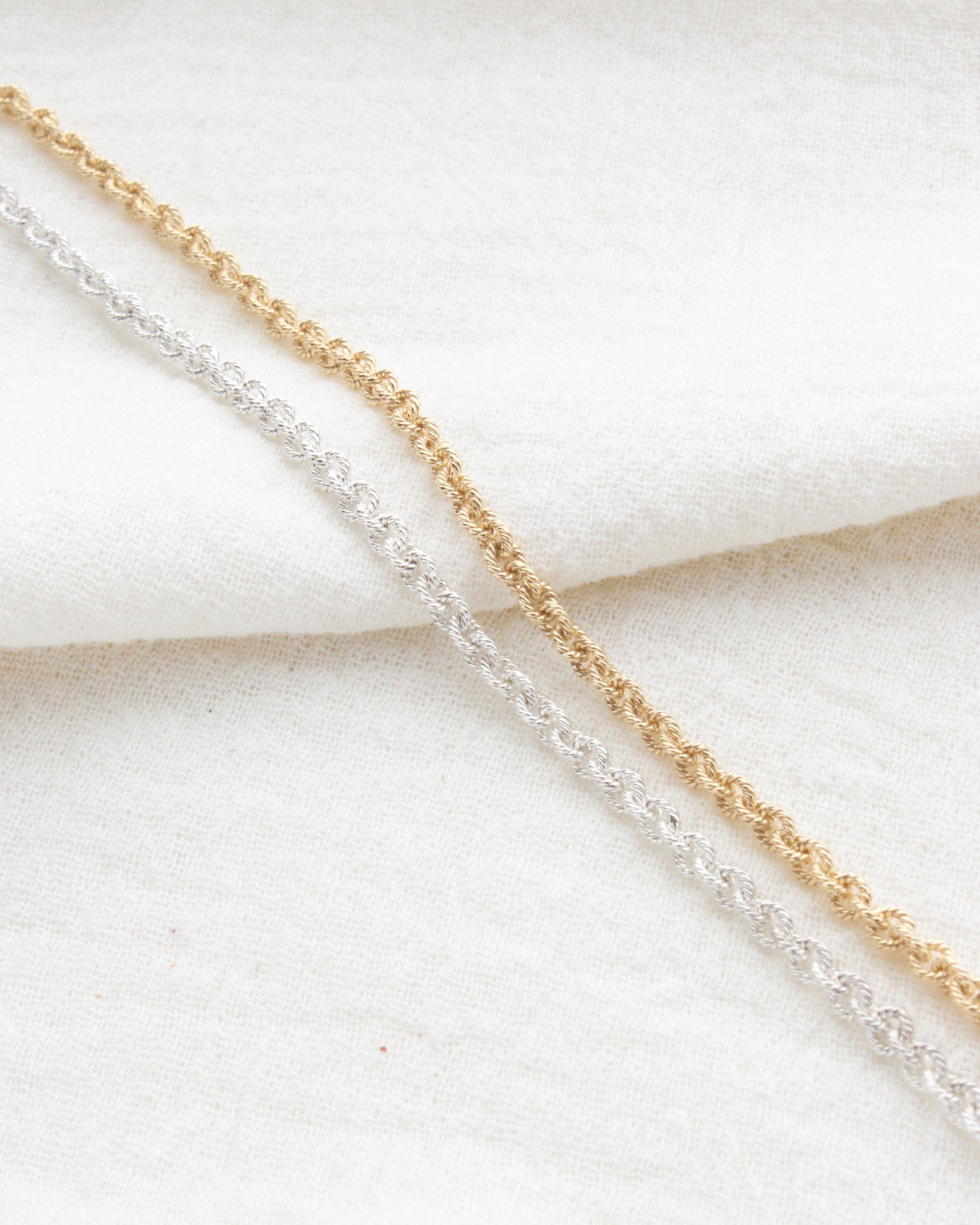 3mm twisted cable chain, S256, G256