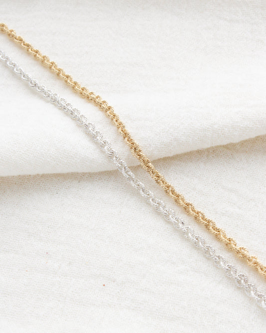 3mm twisted cable chain, S256, G256