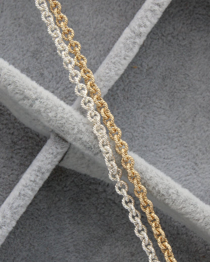 3mm twisted cable chain, S256, G256