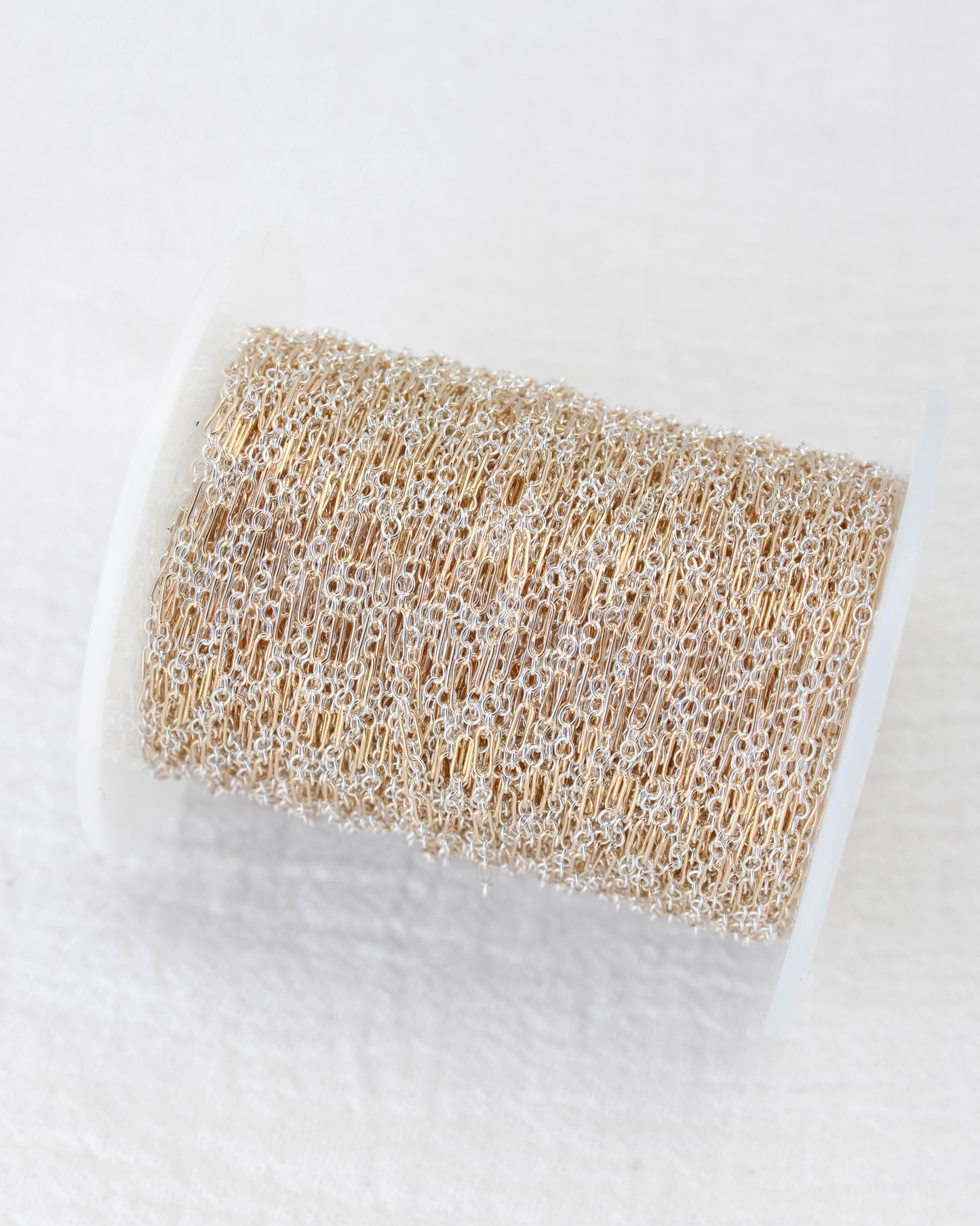 1.5mm Long and Short Mixed Metal Chain 1+3, M216