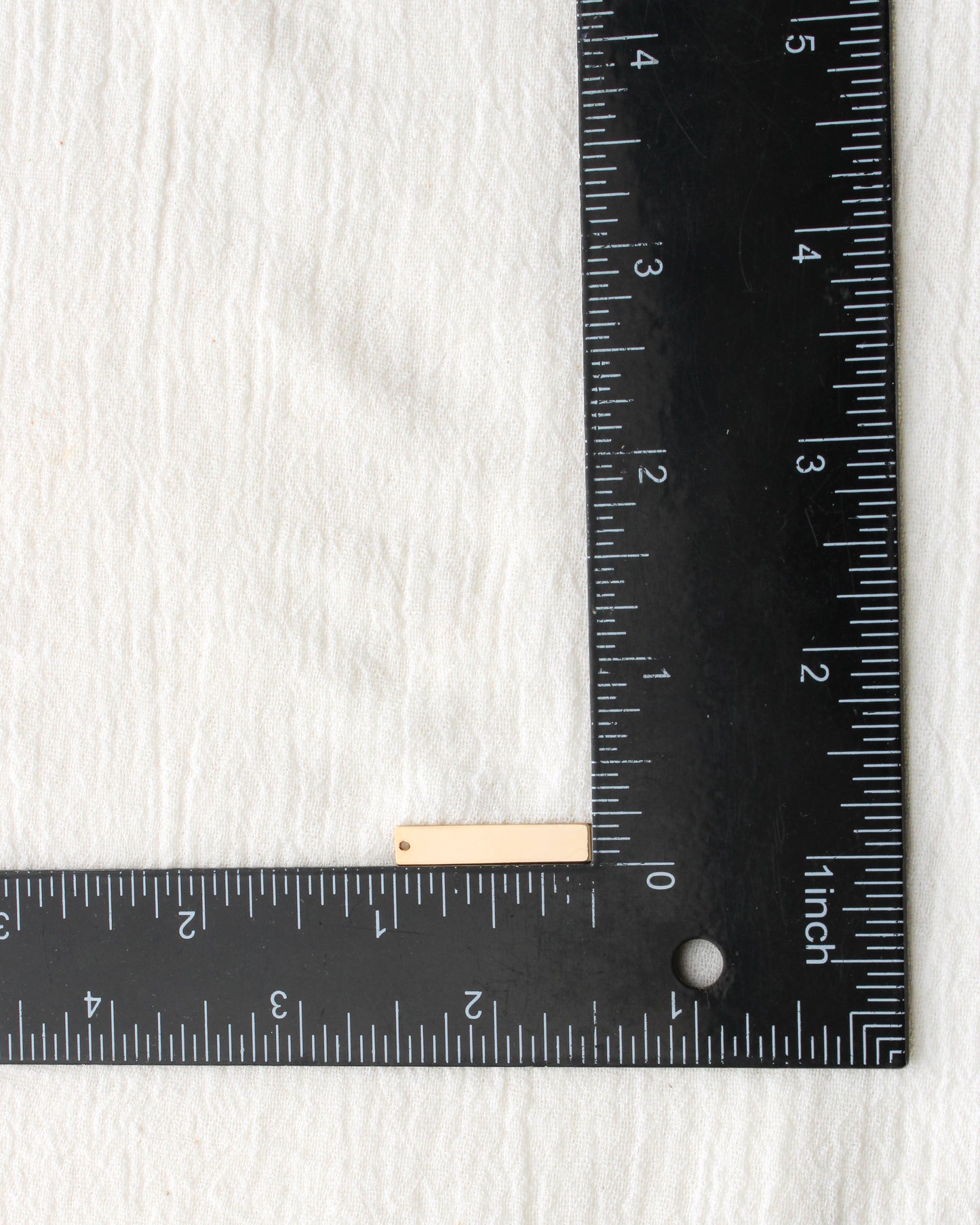 1" Blank Rectangle Charm, B92