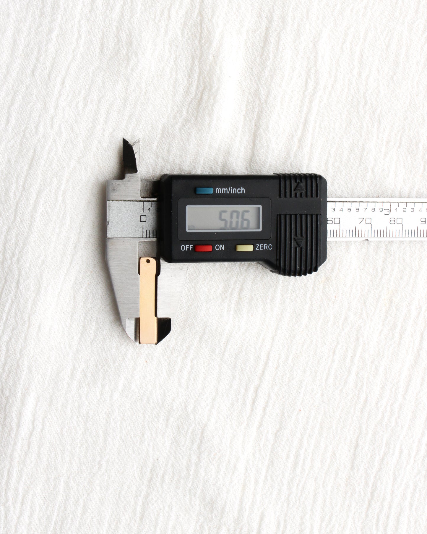 1" Blank Rectangle Charm, B92