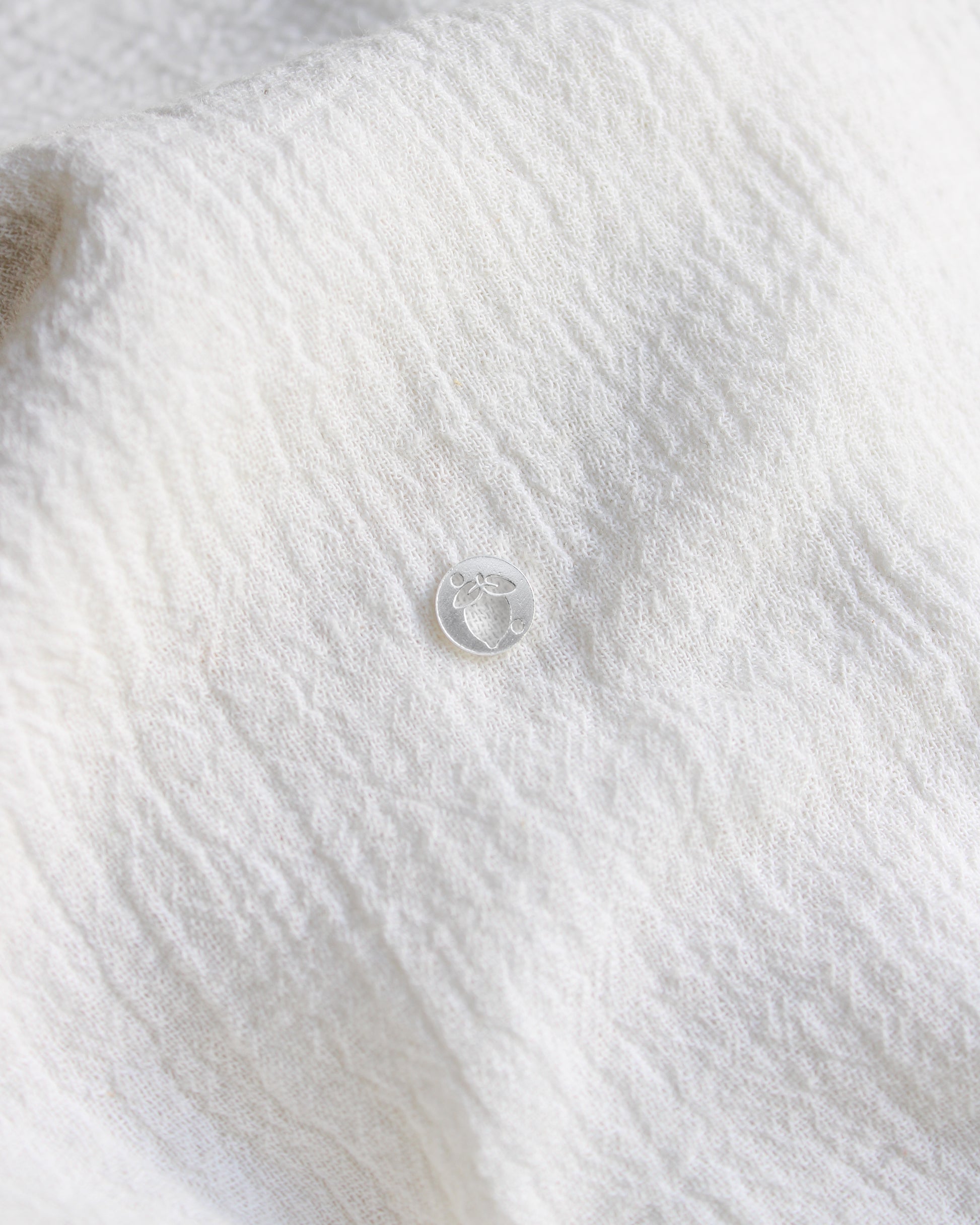 Lemon Round Connector Charm, CN391