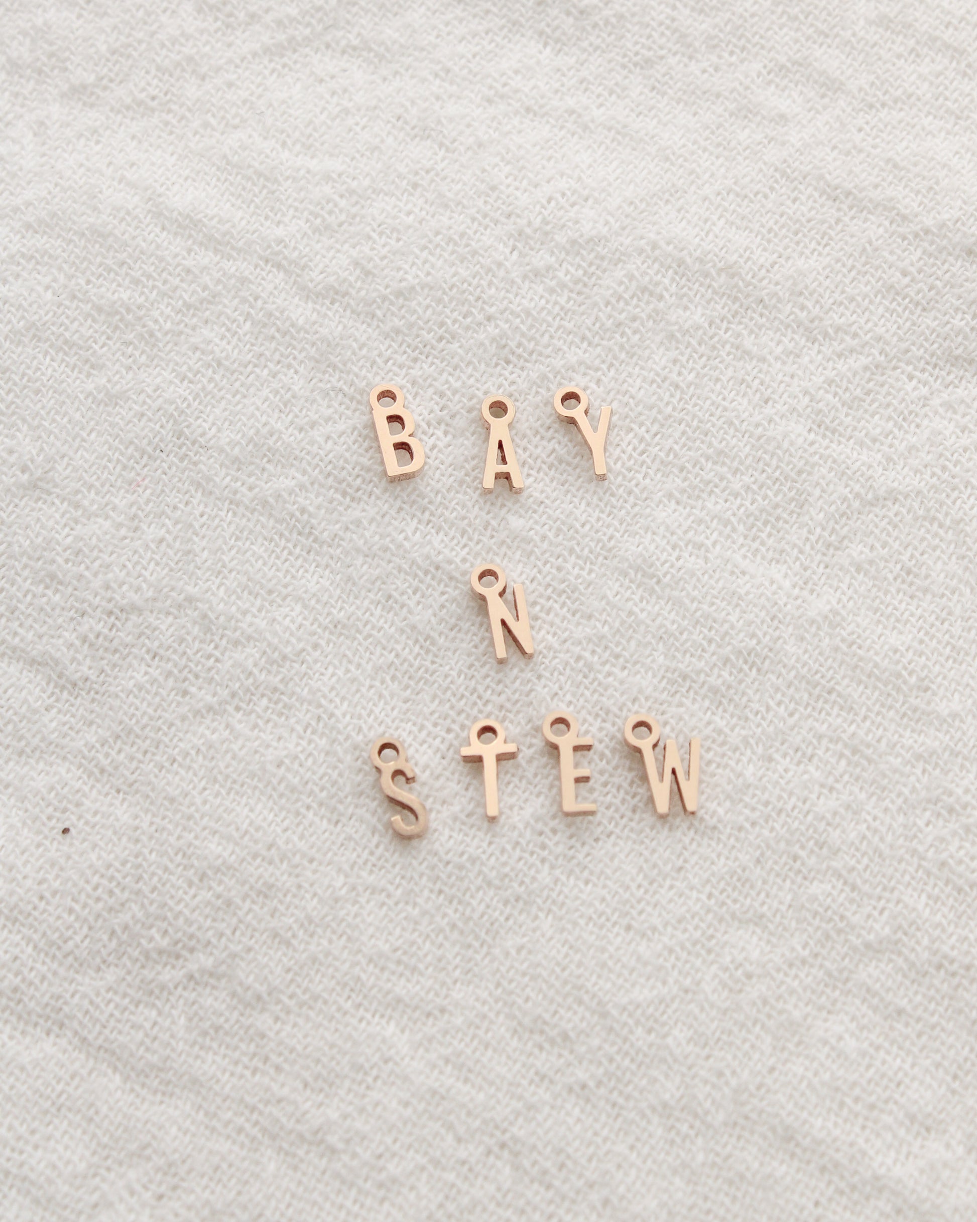 Letter Charm, 14k gold filled, CH318