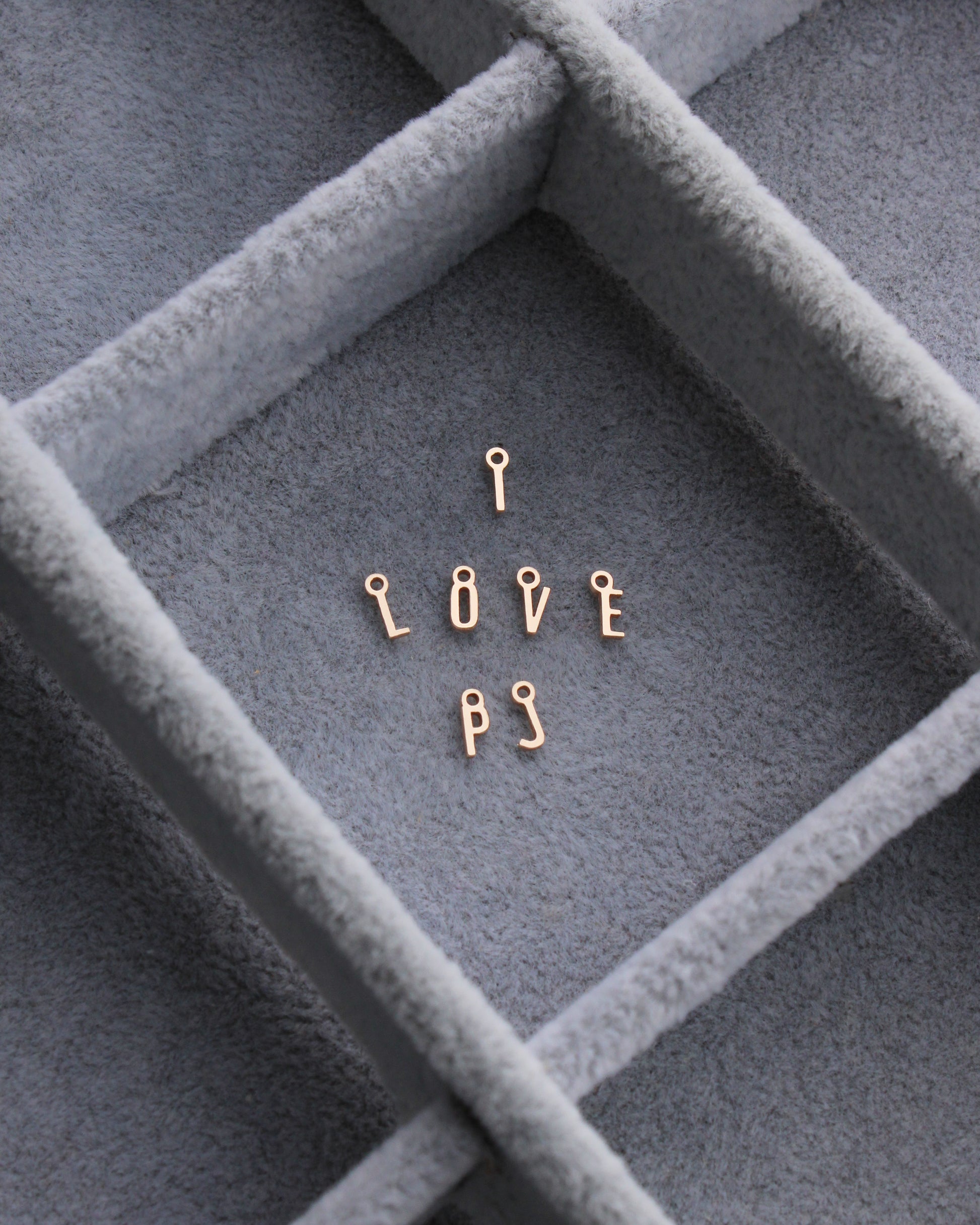 Letter Charm, 14k gold filled, CH318