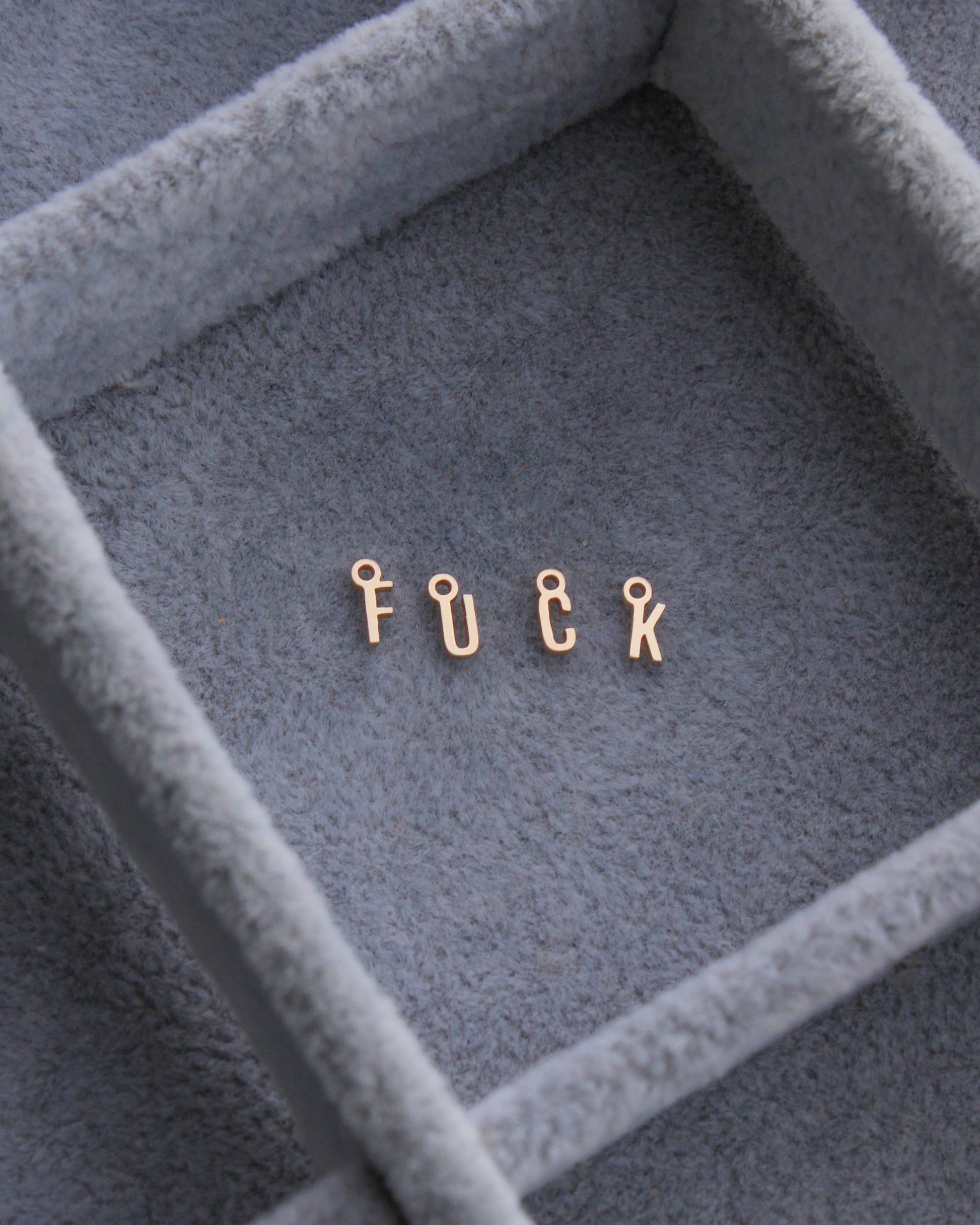 Letter Charm, 14k gold filled, CH318