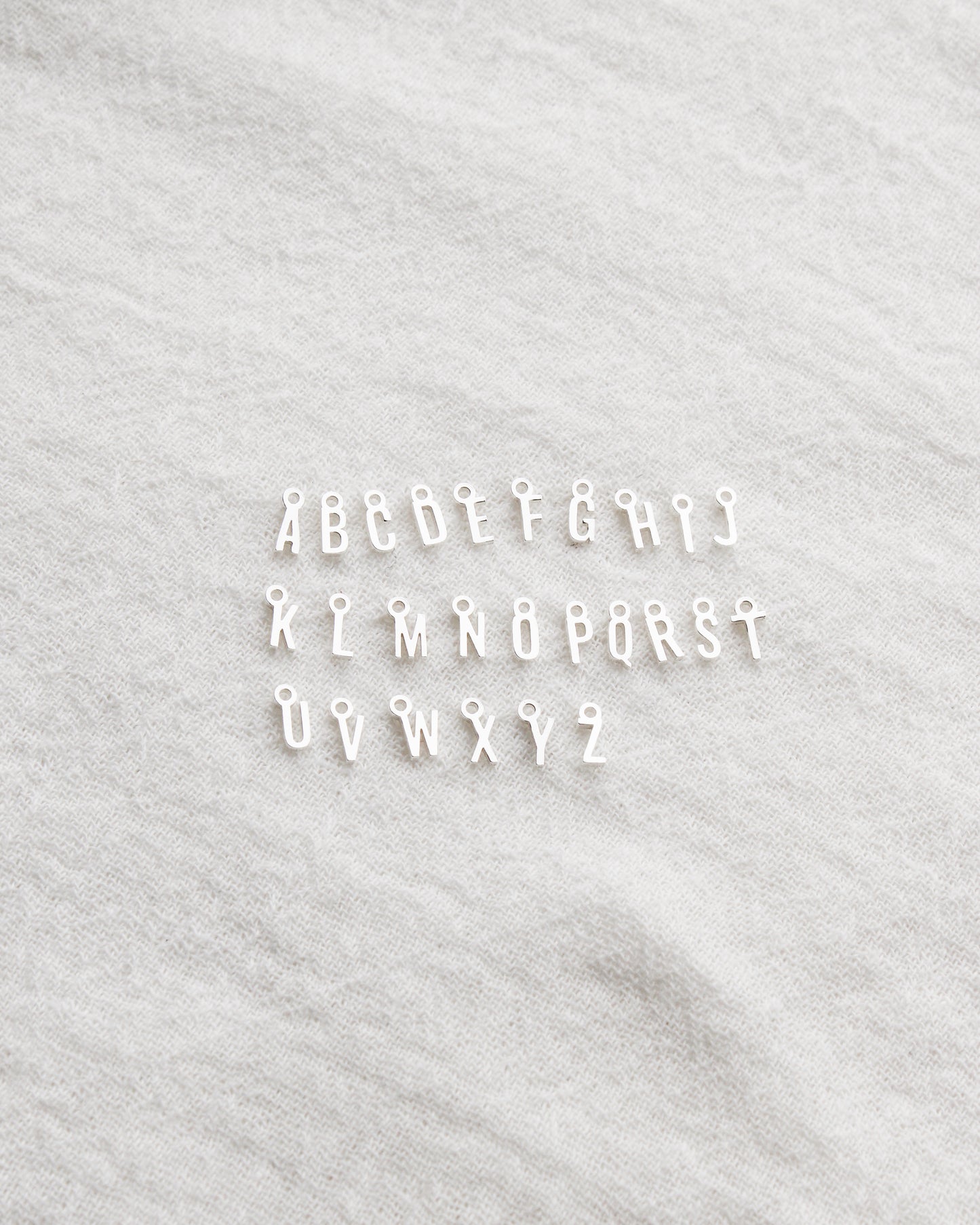 Letter Charm, .925 sterling silver, CH318