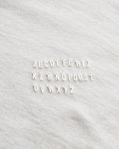 Letter Charm, .925 sterling silver, CH318
