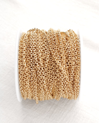 2.6mm Patterned Cable Chain, G262