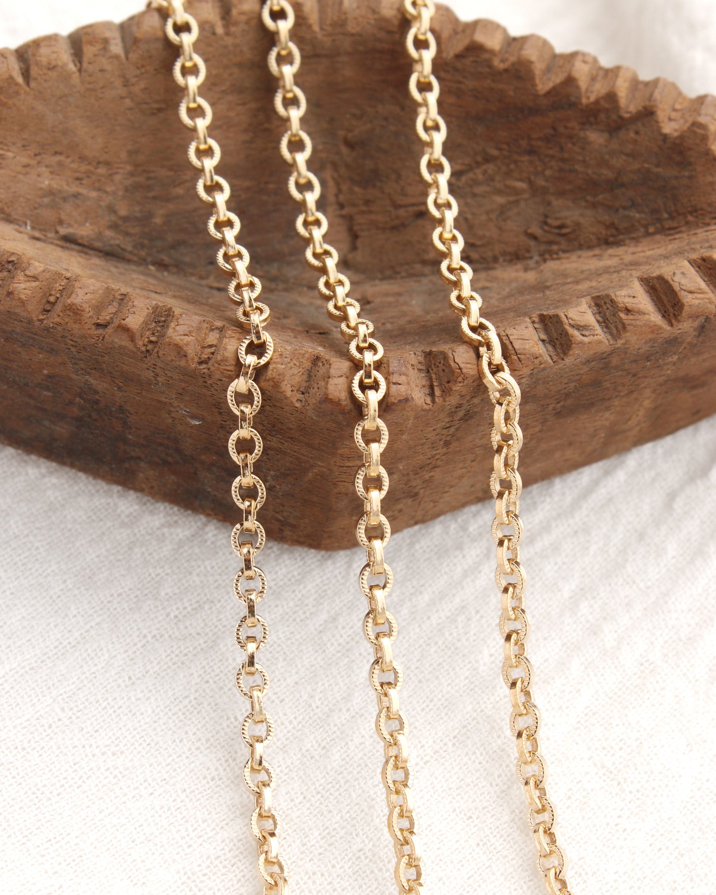 2.6mm Patterned Cable Chain, G262