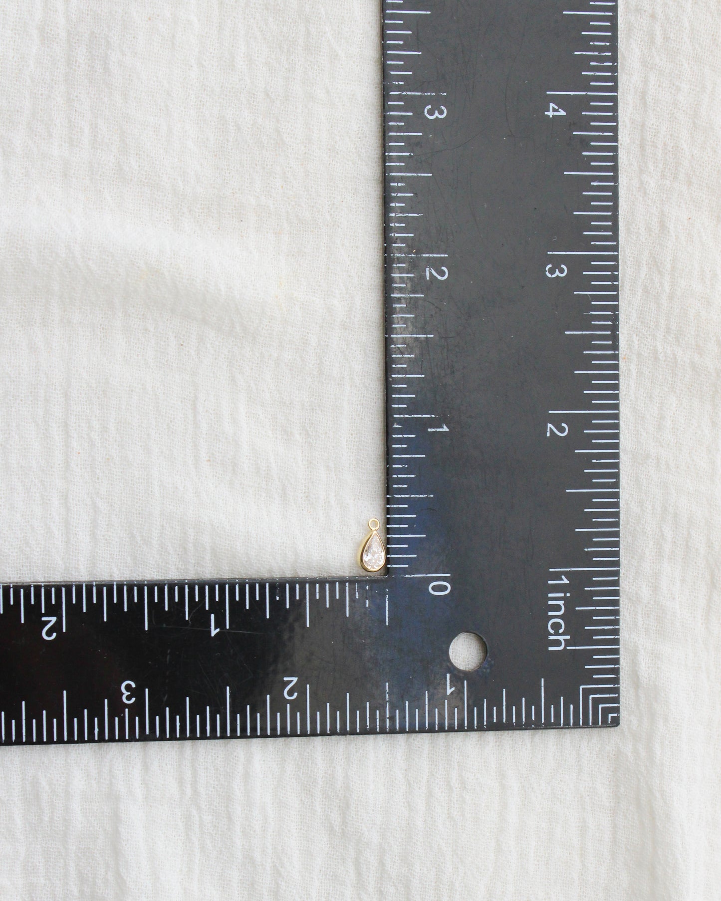 Teardrop Shaped Birthstone Charm, CH285