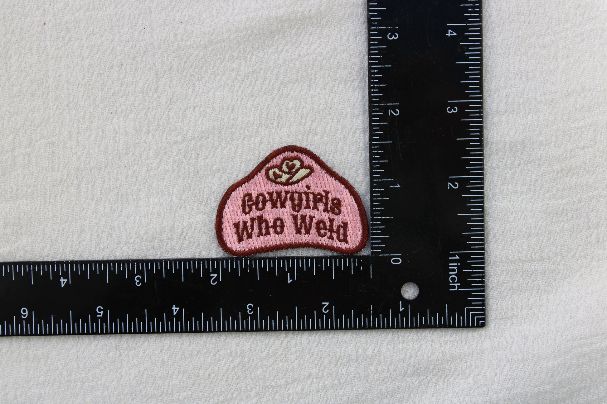 Cowgirls Who Weld Iron-On Patch