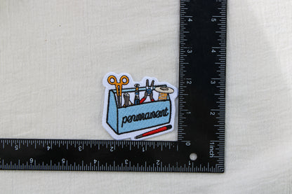 Permanent Jewelry Toolbox Iron-On Patch