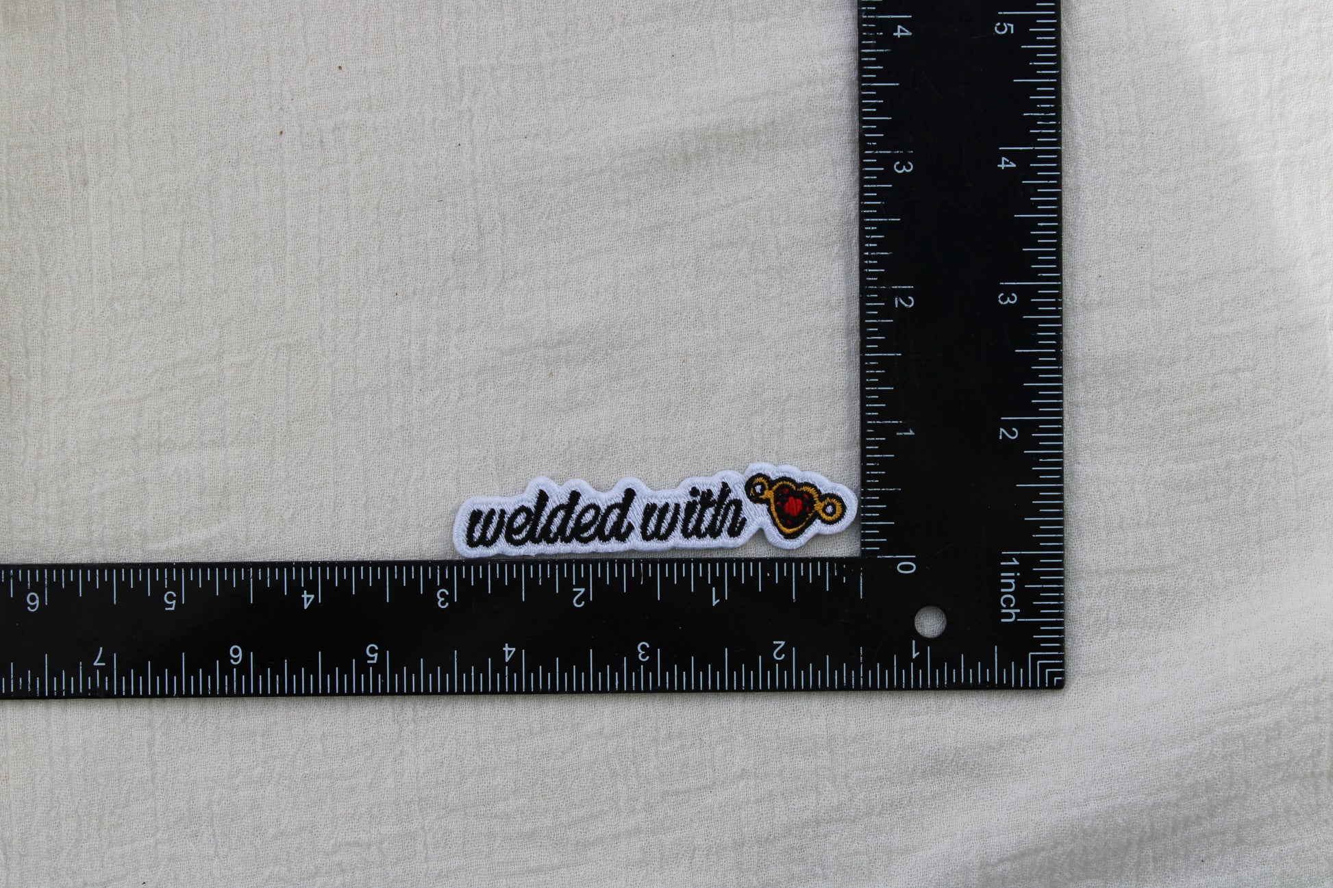 Welded With Love Iron-On Patch
