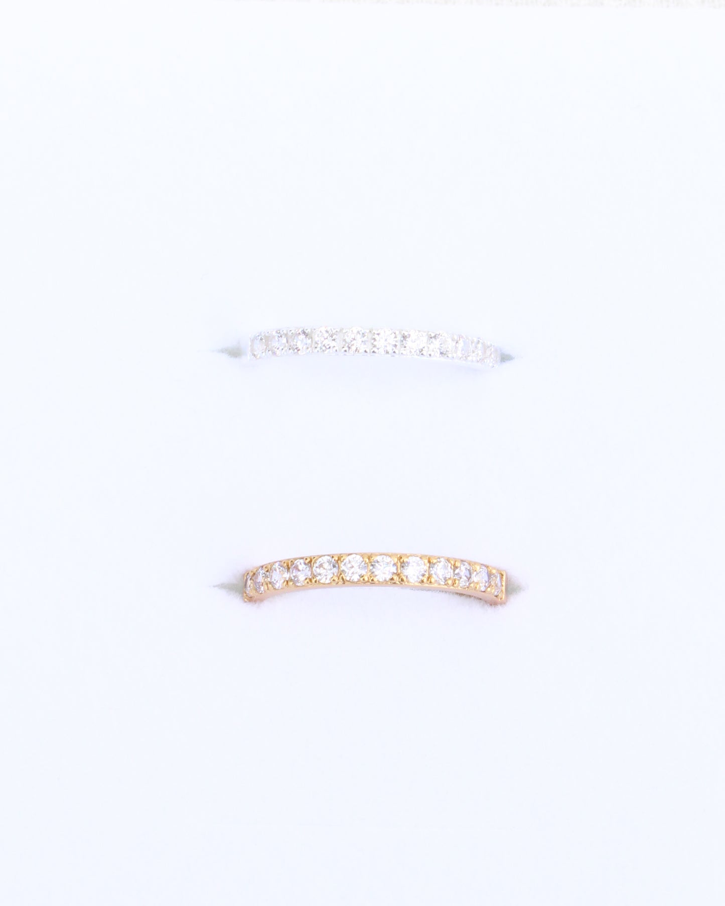 April Birthstone Ring – White Topaz CZ, R61