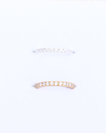 April Birthstone Ring – White Topaz CZ, R61