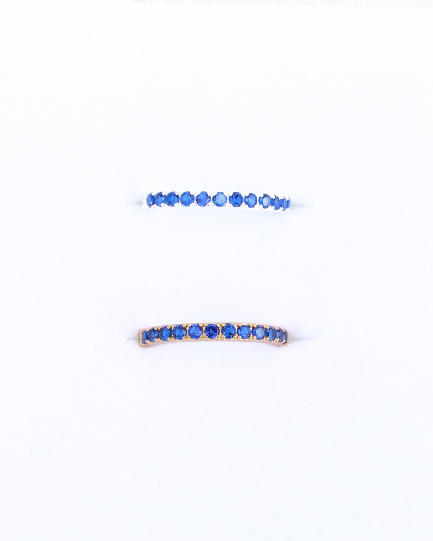 September Birthstone Ring – Spinel Blue, R66