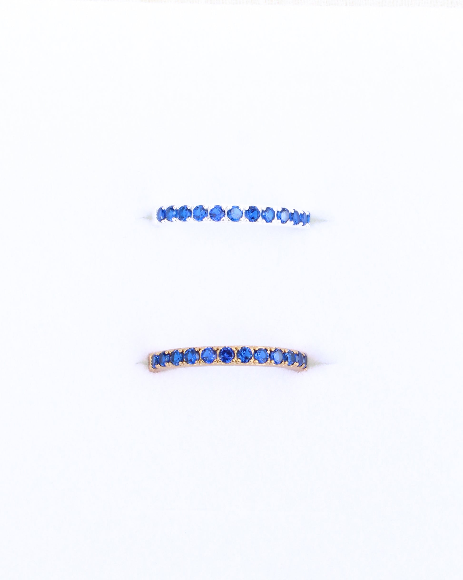 September Birthstone Ring – Spinel Blue, R66