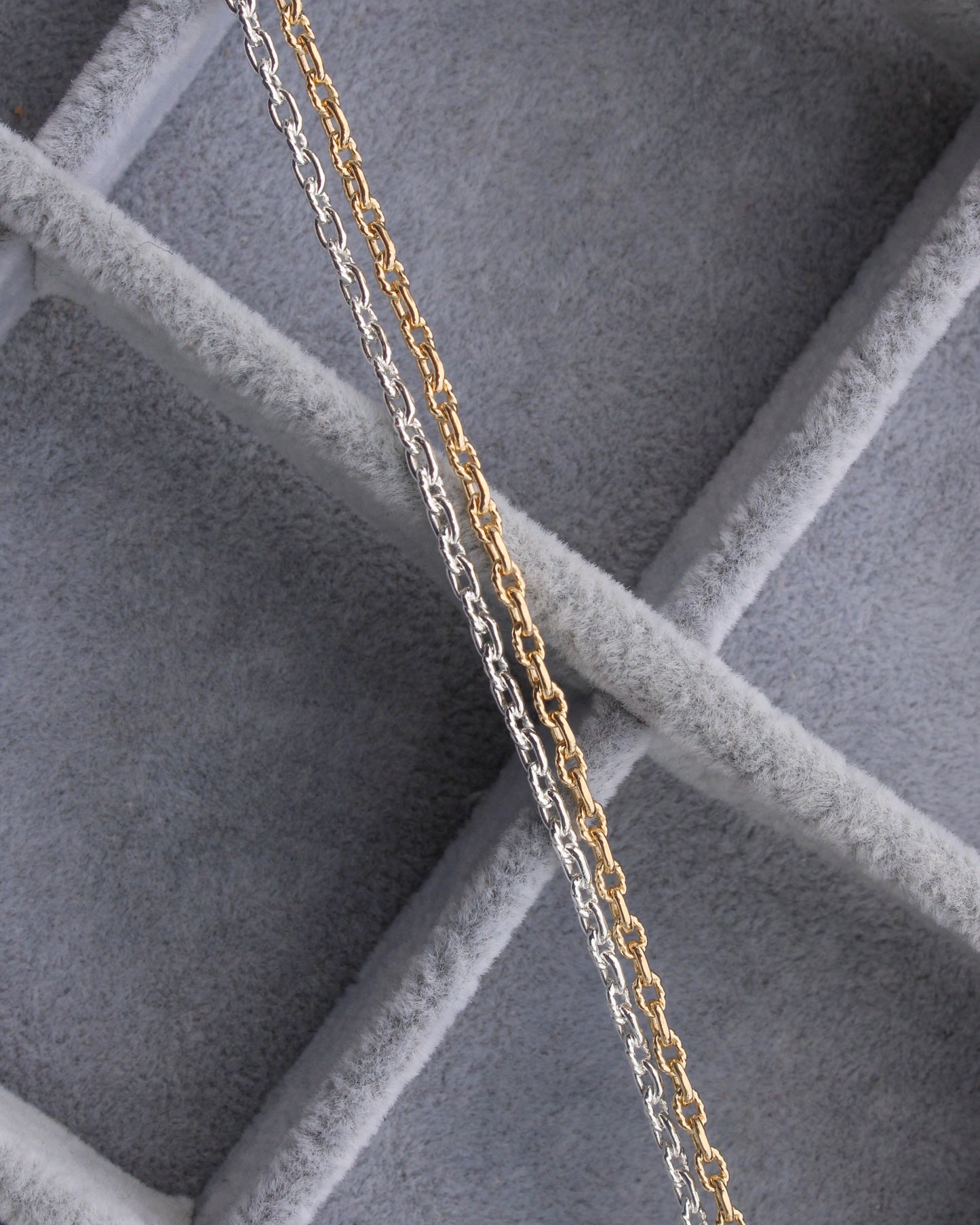 2.2mm alternate twisted paperclip chain, S248, G248