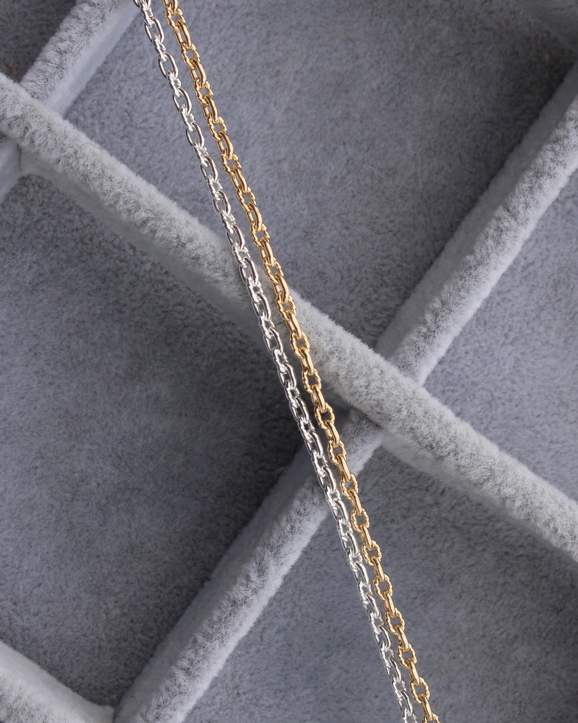 2.2mm alternate twisted paperclip chain, S248, G248
