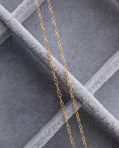 2mm infinity figure 8 chain, G266