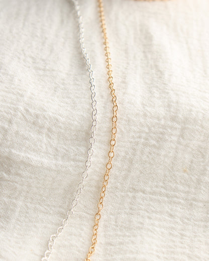 2.2mm Flat Patterned Cable Chain, S223, G223