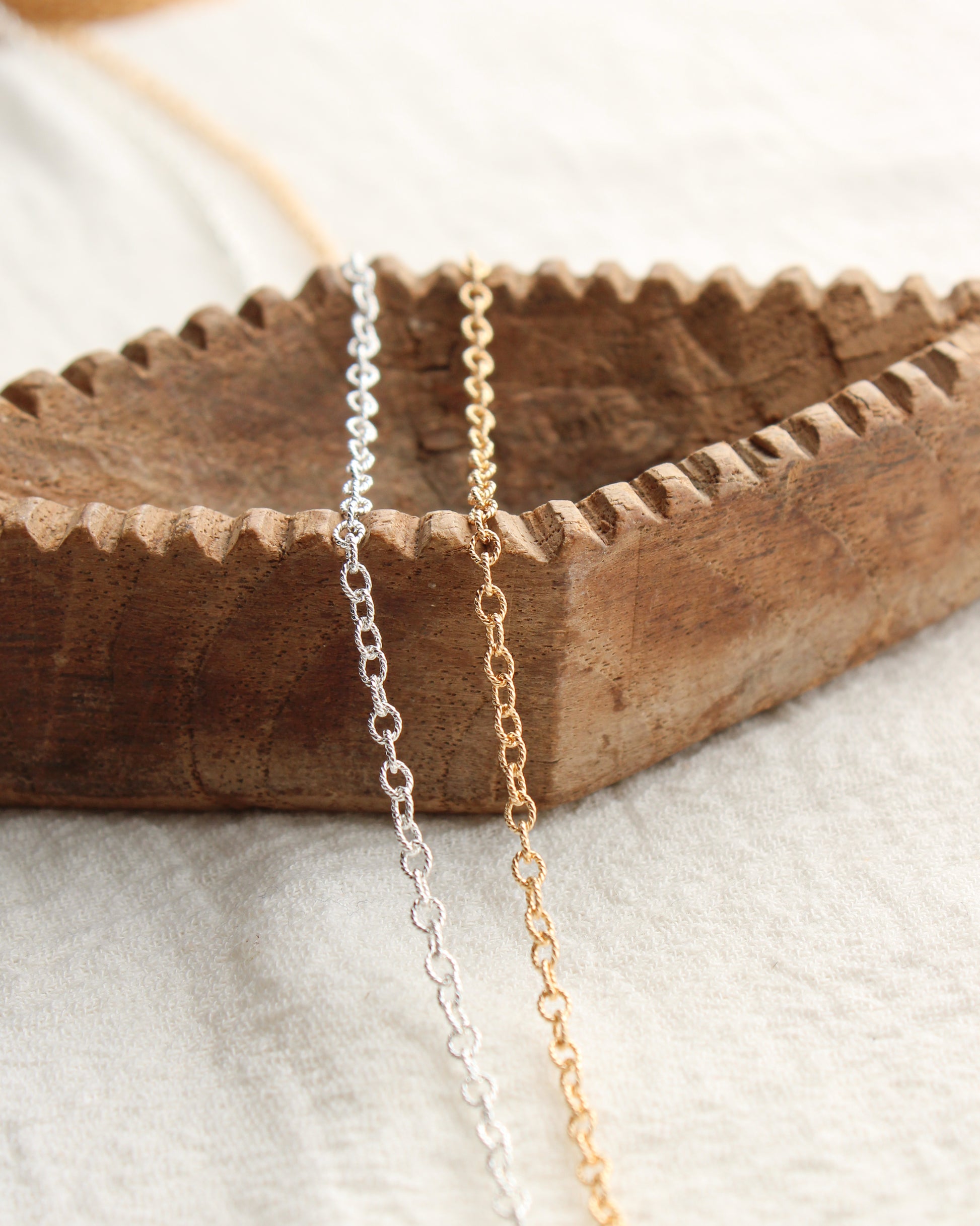 2.2mm Flat Patterned Cable Chain, S223, G223