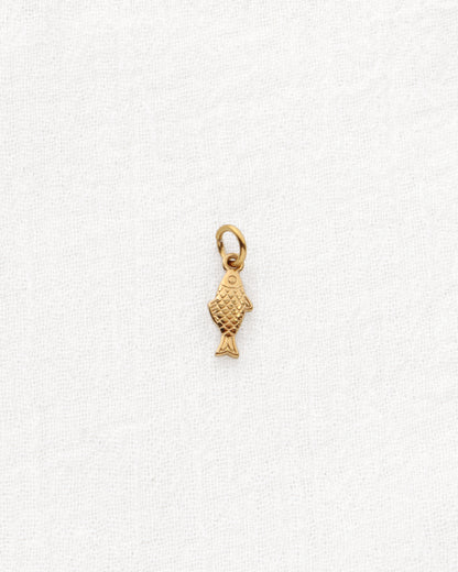 Fish CZ PVD Charm, CH336