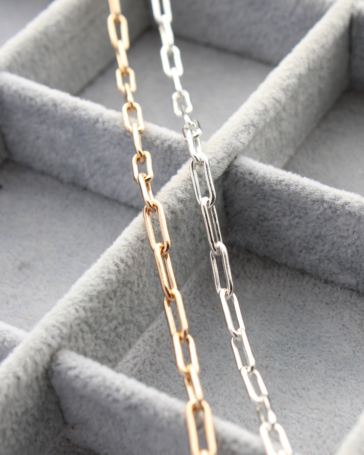 4mm Paperclip Chain, S225, G225