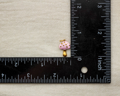 White Mushroom PVD Charm, CH367