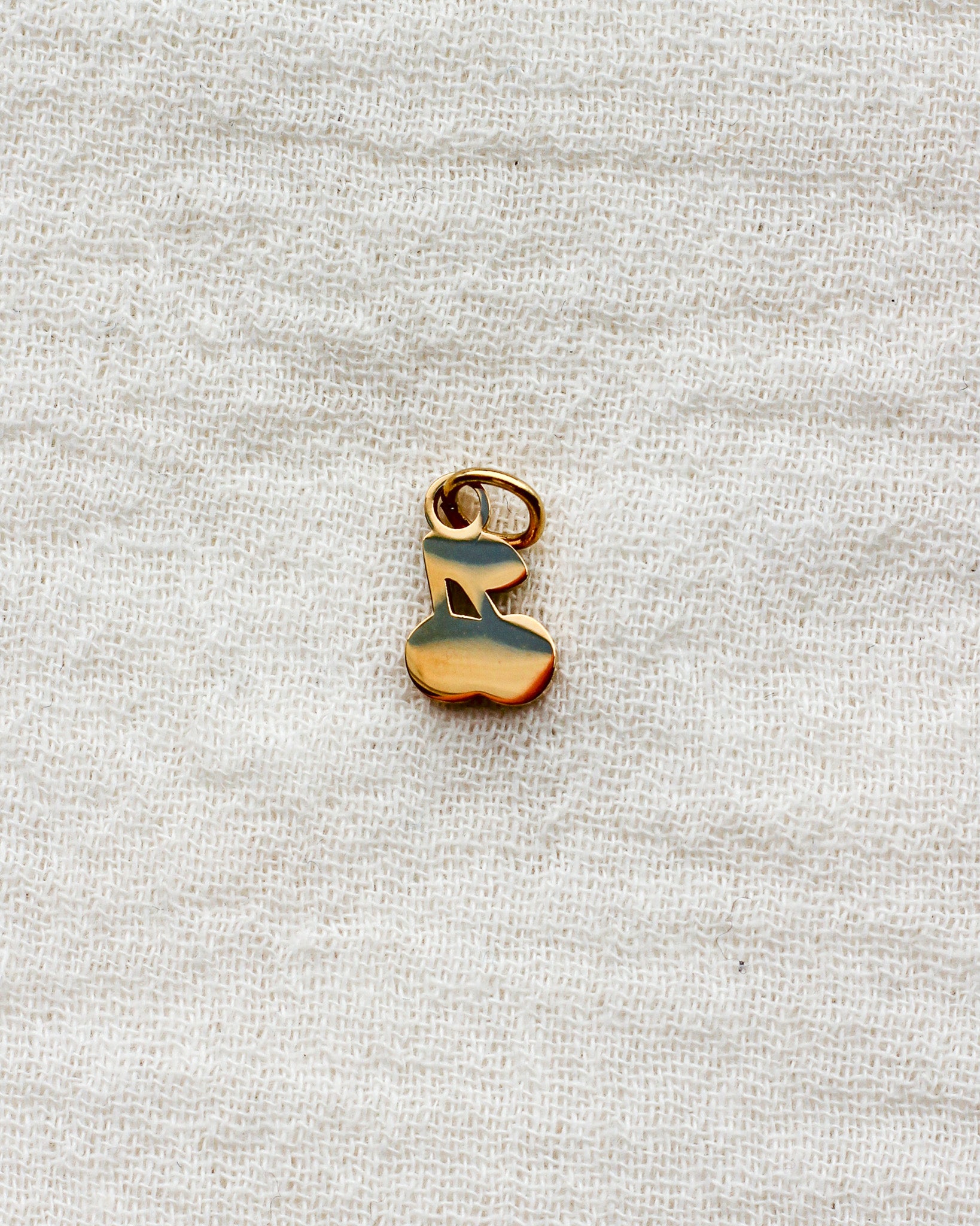 Cherry Enamel PVD Charm, CH437